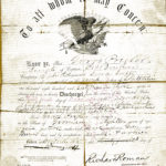 LJTP 200.011 - Discharge Papers of George Pregler – 9th Iowa Infantry - 1864