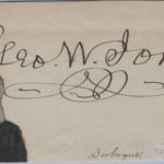 LJTP 800.013 - Geo. W. Jones - Signature – 1895