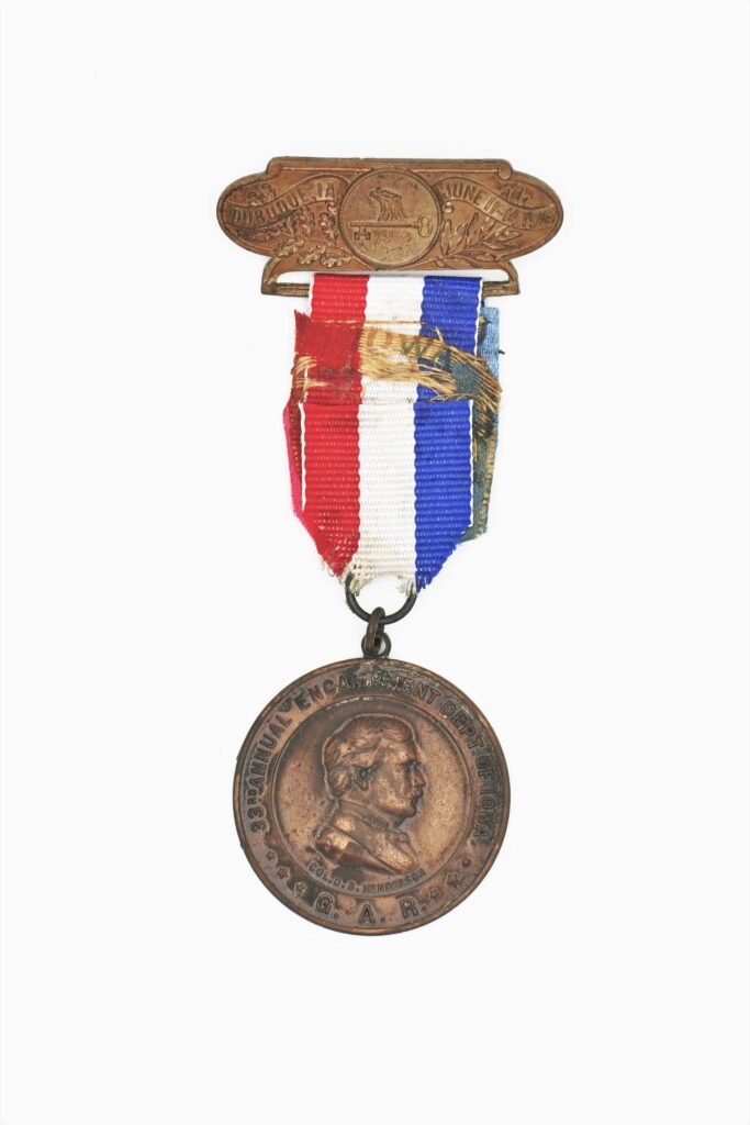 LJTP 700.029 - GAR Dubuque Encampment - Henderson Medal - 1907