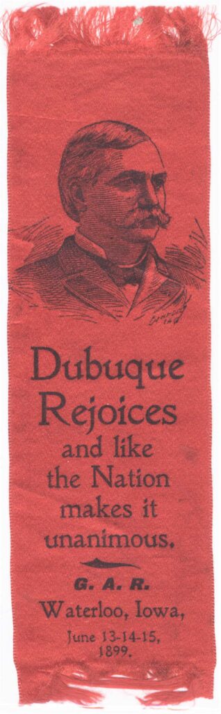 LJTP 700.031 GAR - Dubuque Rejoices- Henderson - 1899