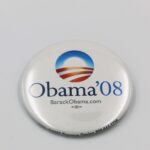 LJTP 700.039 - White Obama 2008 Presidential Button - 2008