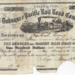 LJTP 400.030 - Dubuque & Pacific Railroad Stock - 1856