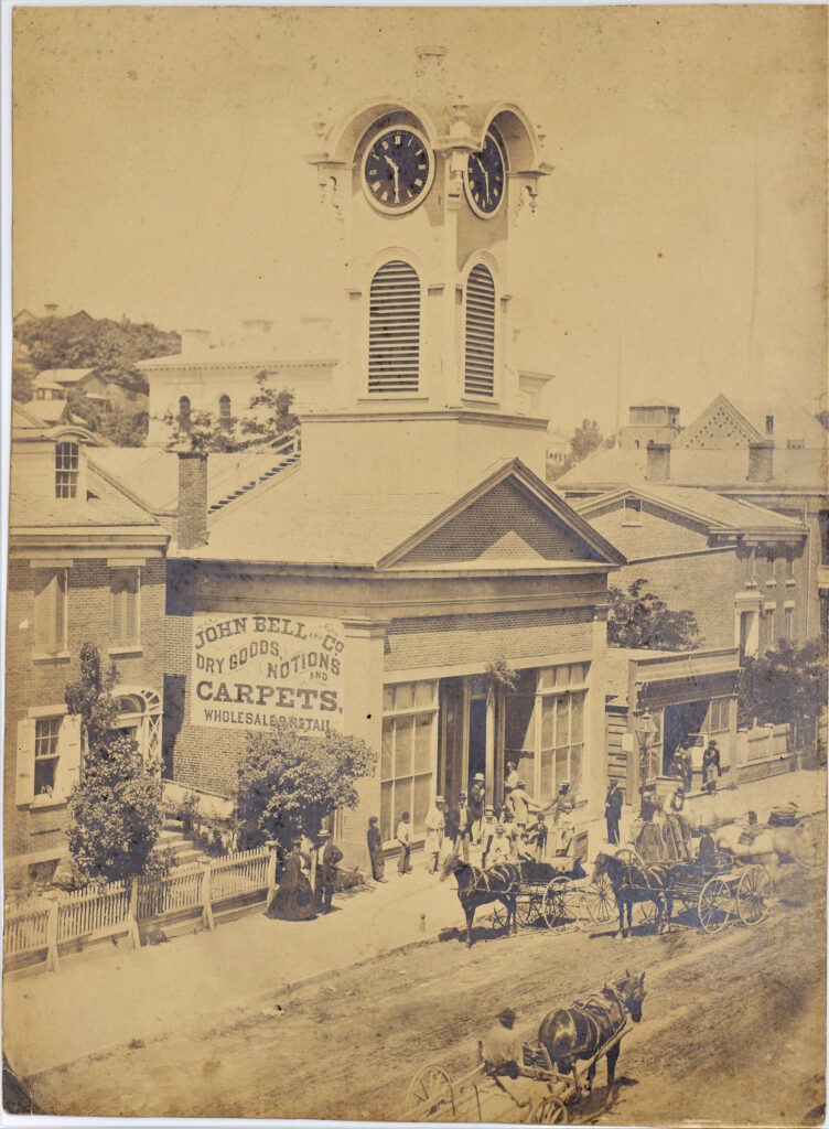 LJTP 100.187 - Dubuque Town Clock by S. Root - c.1870