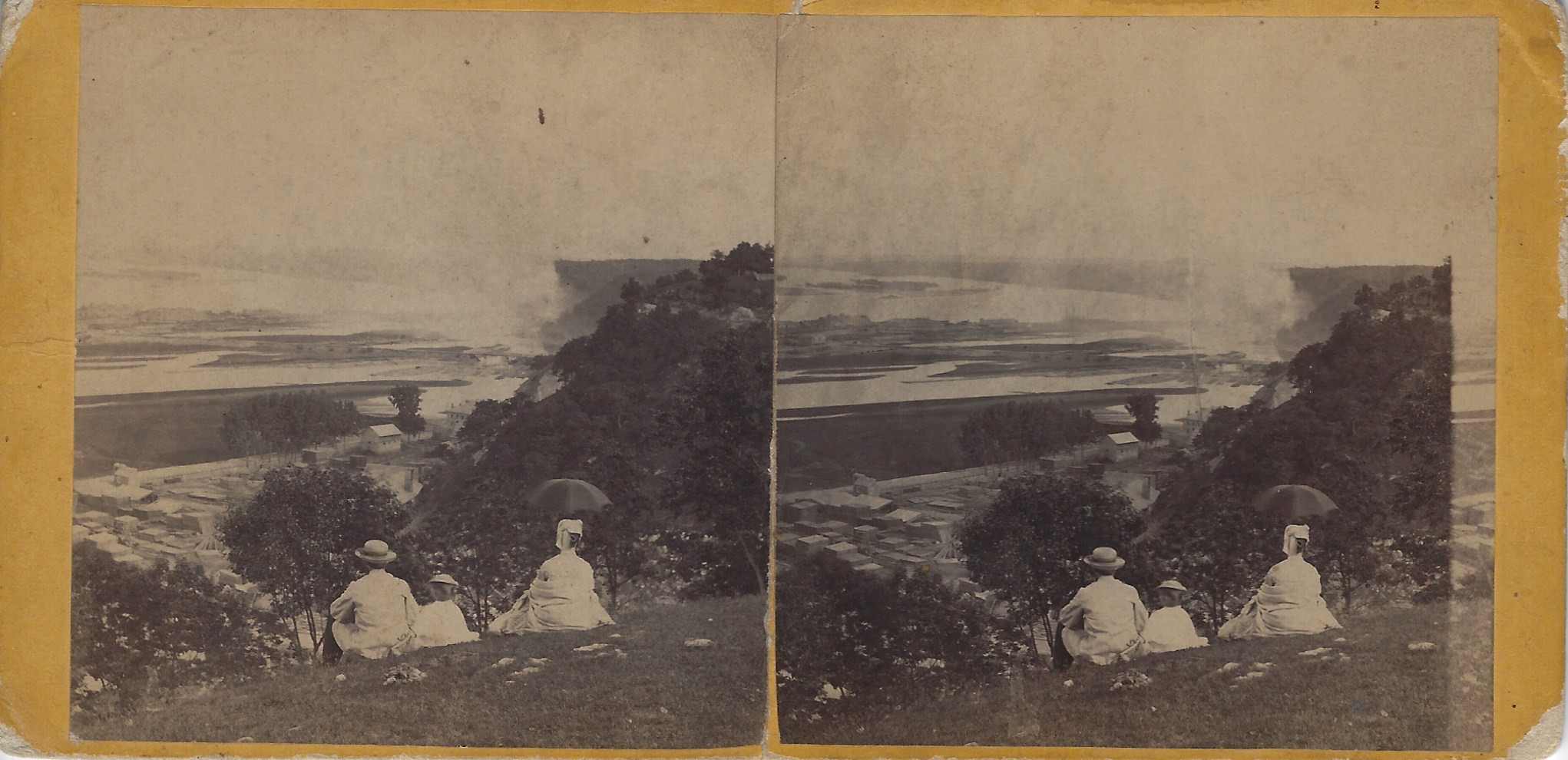 LJTP 100.316 - S. Root - Kelly's Bluff looking Southeast - c1880