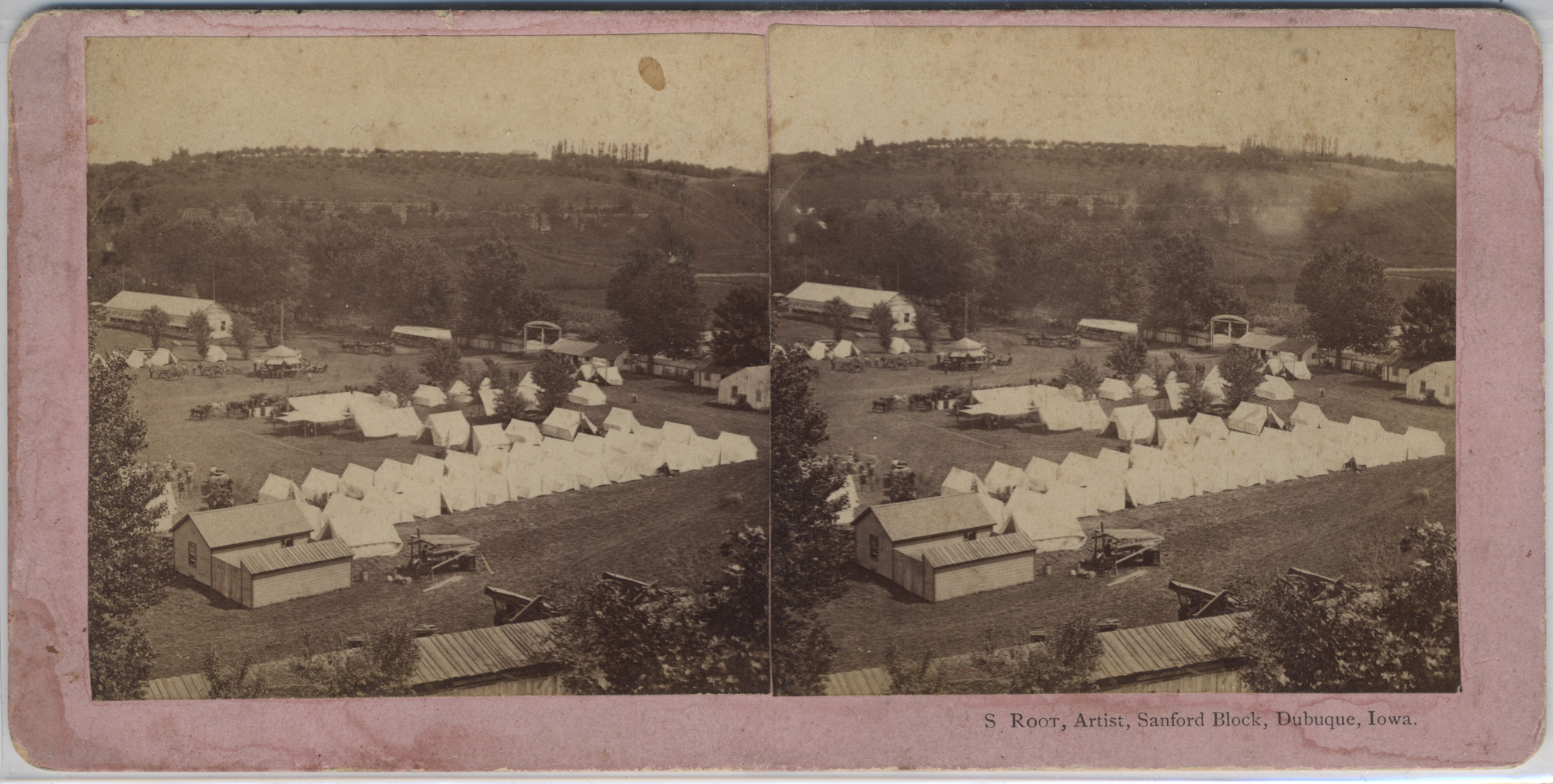 LJTP 100.322 - S. Root - National Military Encampment - Dubuque - Jun 1884