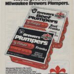 LJTP 700.064 - Dubuque Plumpers - Milwaukee Brewers Ad - 1984