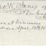 LJTP 200.061.002 - Geo Jones Letter wEnvelope to Ms Jessie McMillan - May 21 1894