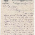 LJTP 200.063 - 1st Iowa Inf - Horace Poole Letter to Gen WS Alexander ING - Aug 2 1883