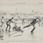 LJTP 100.409 - Harper's Weekly - Baseball on Skates - 1884