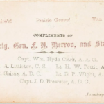 LJTP 700.081 - Calling Card - Gen Herron_Wm Hyde Clark_Shiras - Jan 1 1863